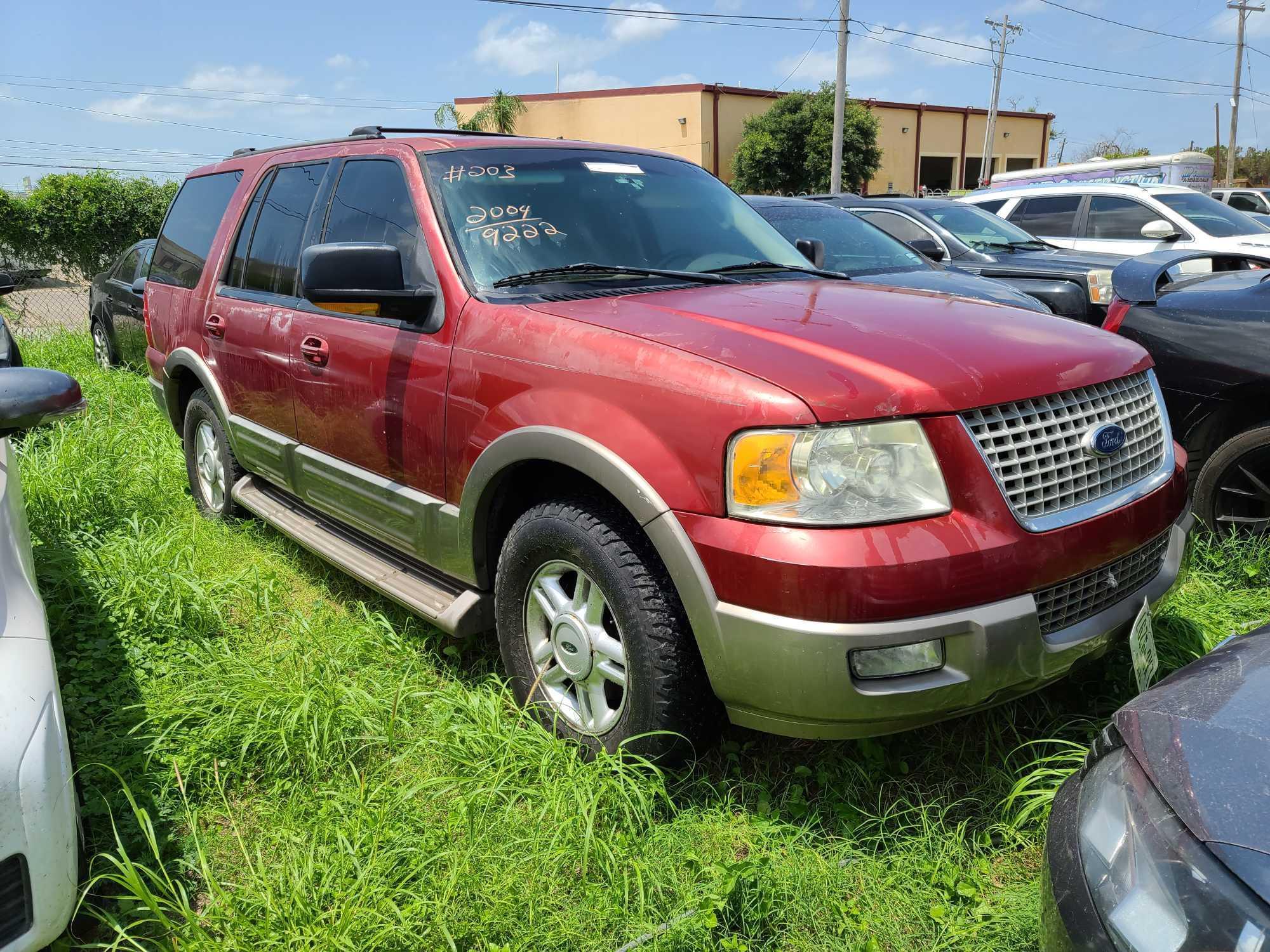 2004 Ford Expedition Multipurpose Vehicle (MPV), VIN # 1FMRU17W04LA99222