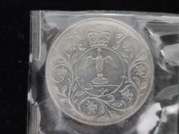 Group of Foreign Coins, ''1977'' Great Britain Commemorative Coin Honoring Queen Elizabeth II,