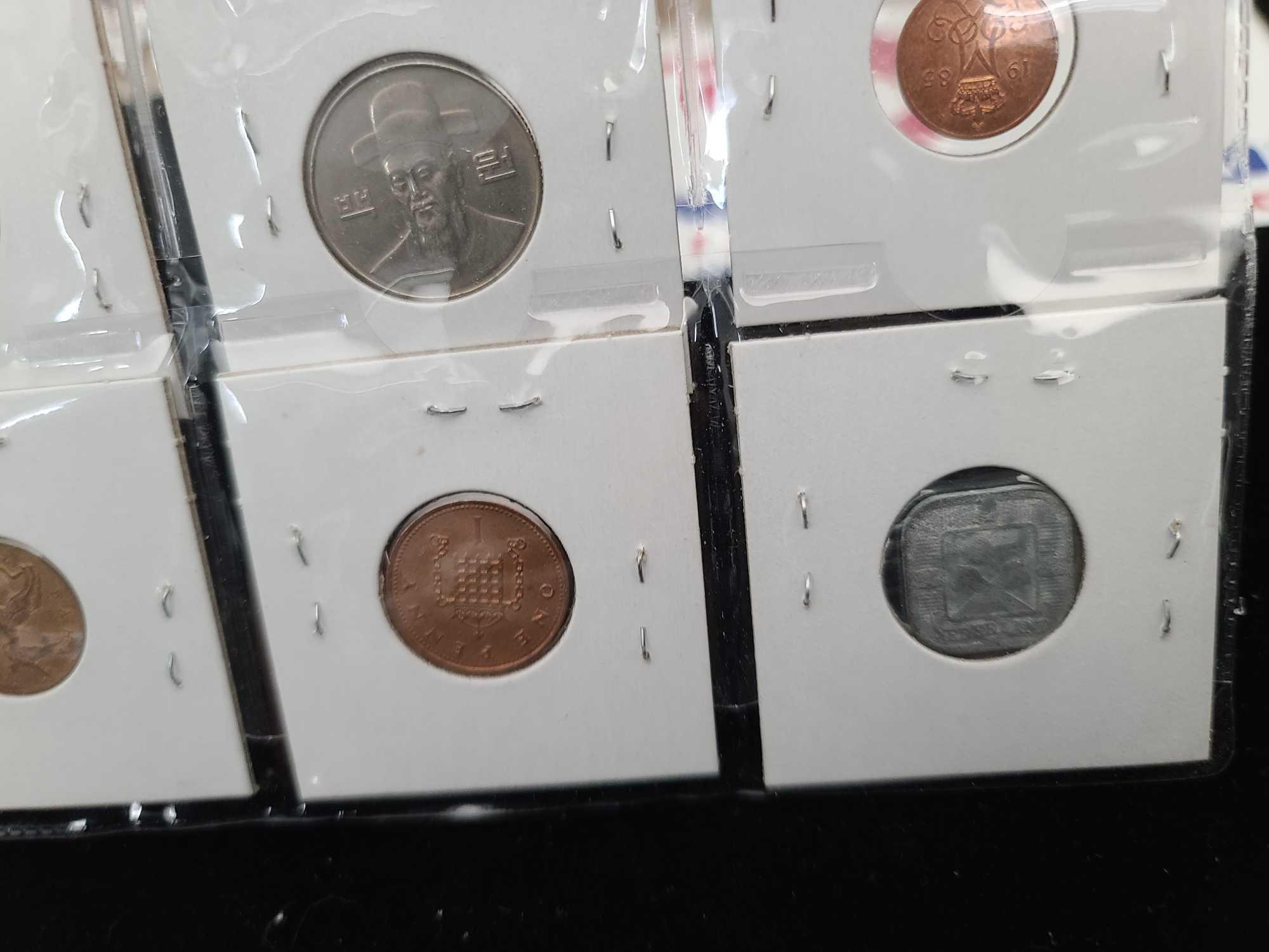 Group of Foreign Coins, ''1977'' Great Britain Commemorative Coin Honoring Queen Elizabeth II,
