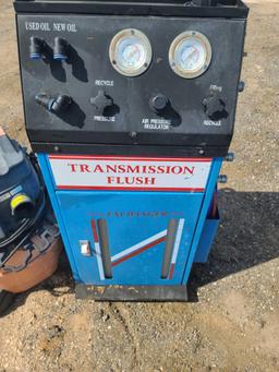 (1) Transmission Flush Machine & (1) 14gal. Vacuum