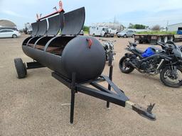 Custom 4 Door Bbq Pit on Single Axle Trailer