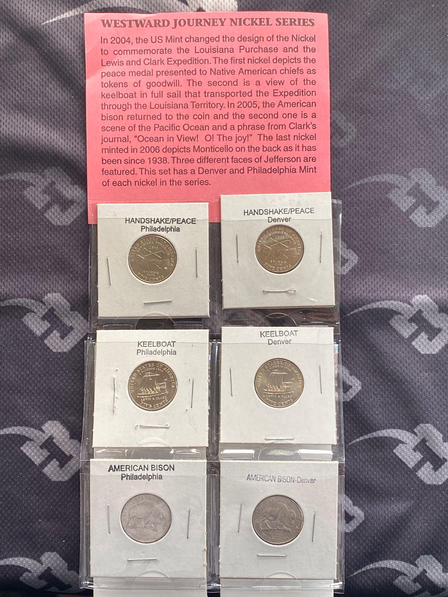 Lot w/Westward Journey Nickel Series