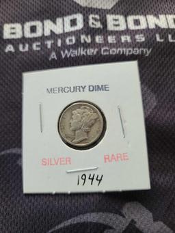 (1) Silver Rare Mercury Dime ''1944''