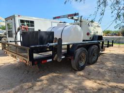 Terex AL5 Light Tower w/Diesel Tank & Water Tank on Trailer