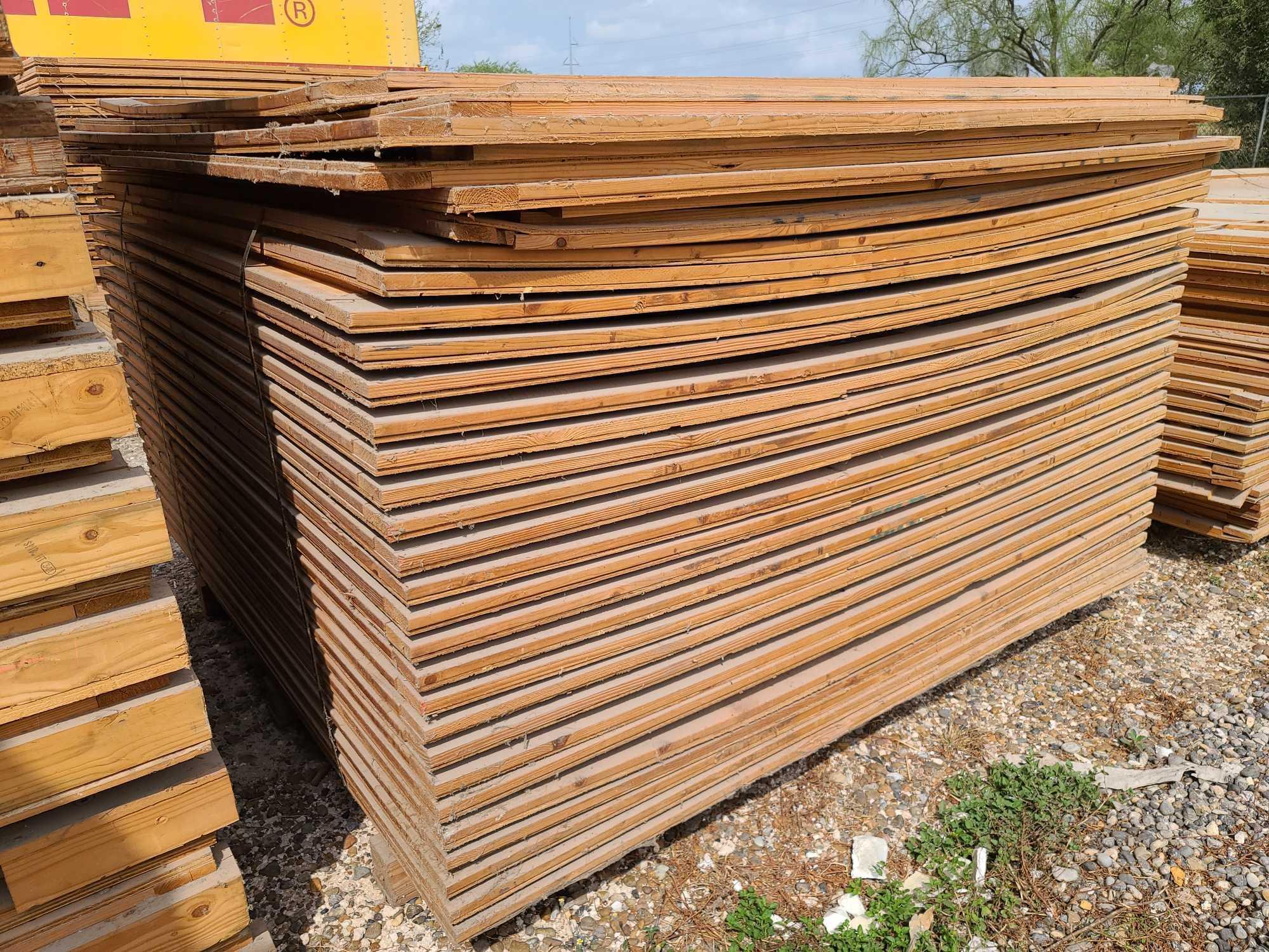 Lot w/Disassembled Shipping Plywood Crates apprx. 7ft. x 5ft.