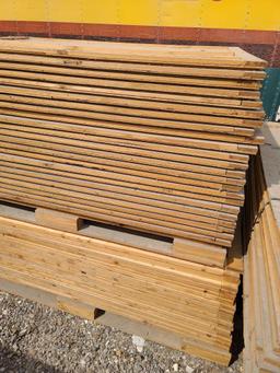 Lot w/Disassembled Shipping Plywood Crates apprx. 7ft. x 5ft.