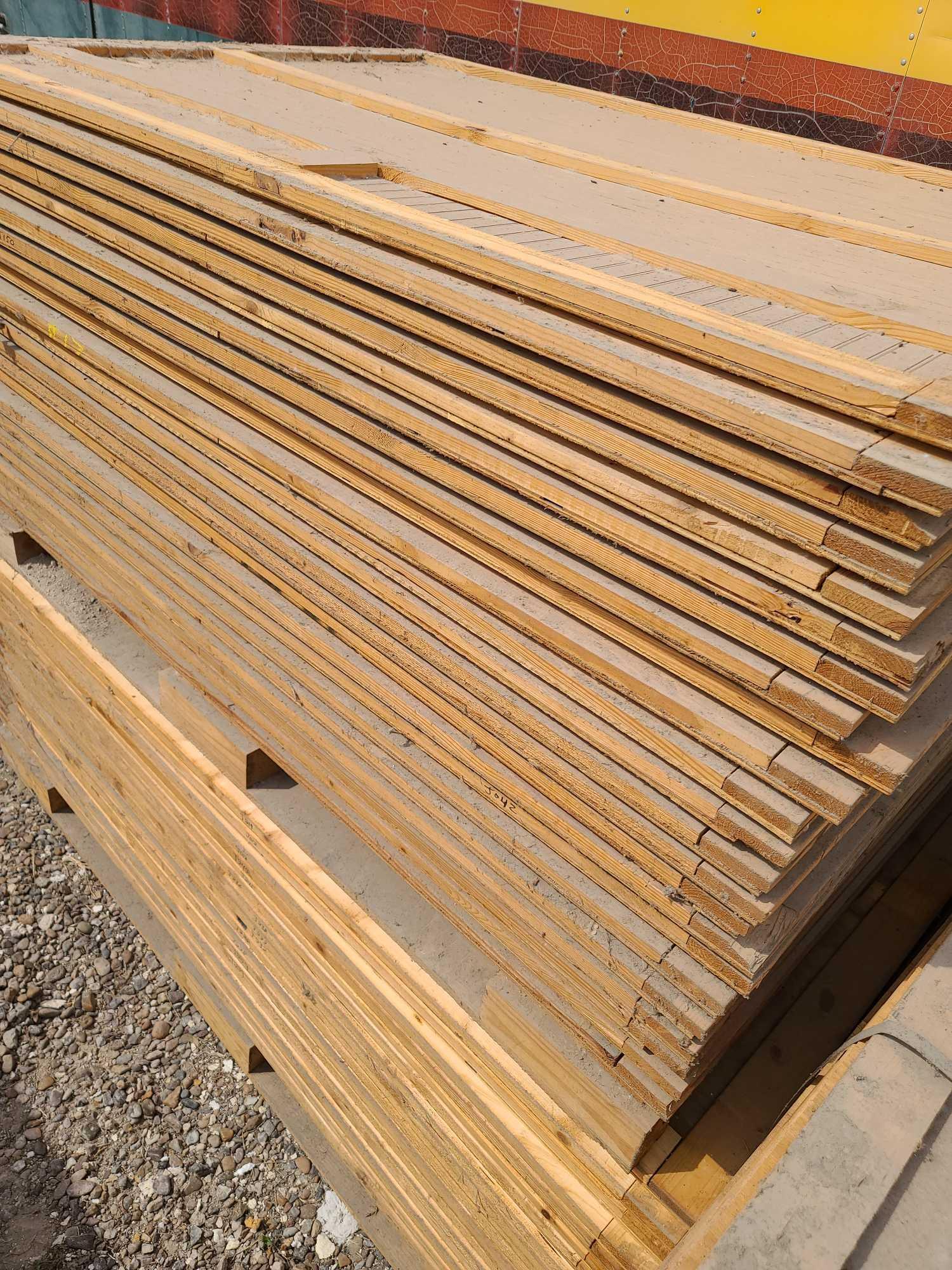 Lot w/Disassembled Shipping Plywood Crates apprx. 7ft. x 5ft.