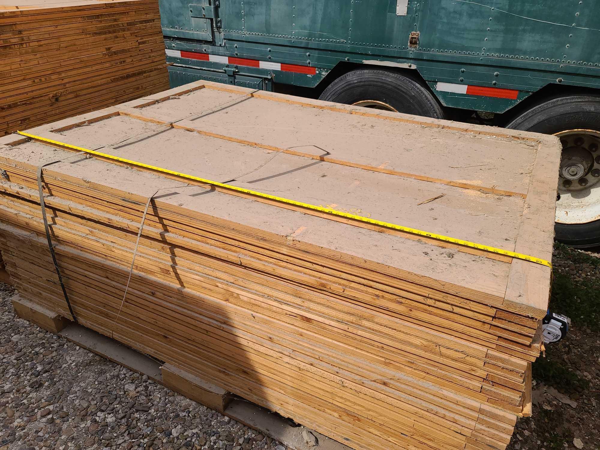 Lot w/Disassembled Shipping Plywood Crates apprx. 7ft. x 5ft.