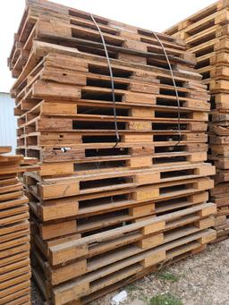 Lot w/Disassembled Shipping Plywood Bottom Crates