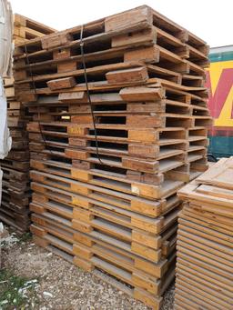 Lot w/Disassembled Shipping Plywood Bottom Crates