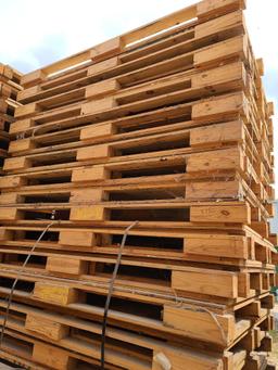 Lot w/Disassembled Shipping Plywood Bottom Crates