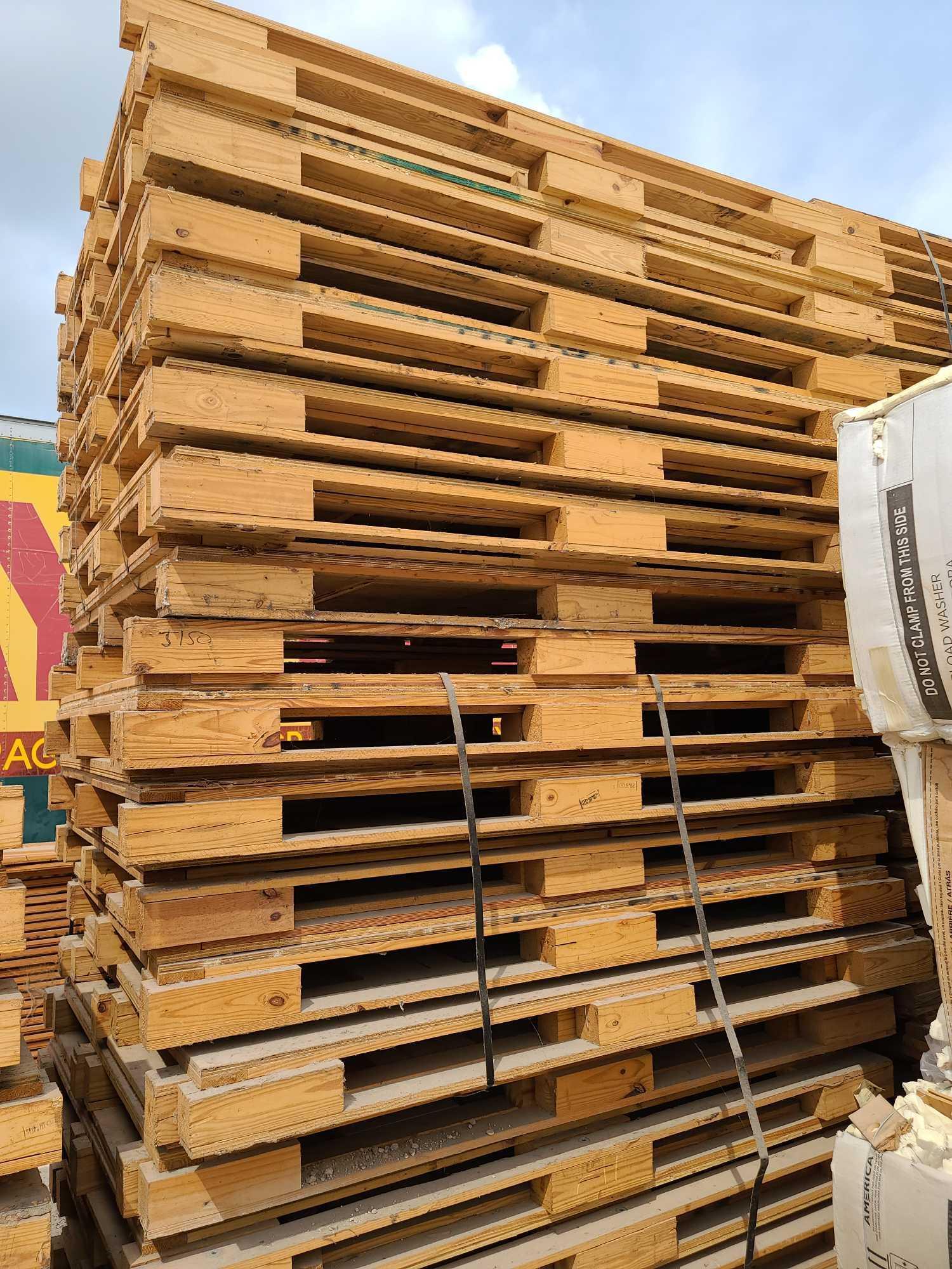 Lot w/Disassembled Shipping Plywood Bottom Crates