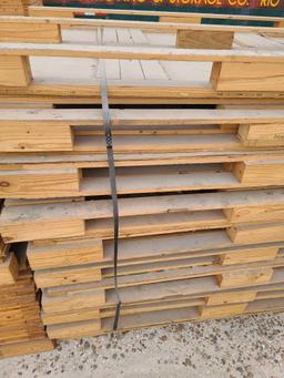 Lot w/Disassembled Shipping Plywood Bottom Crates