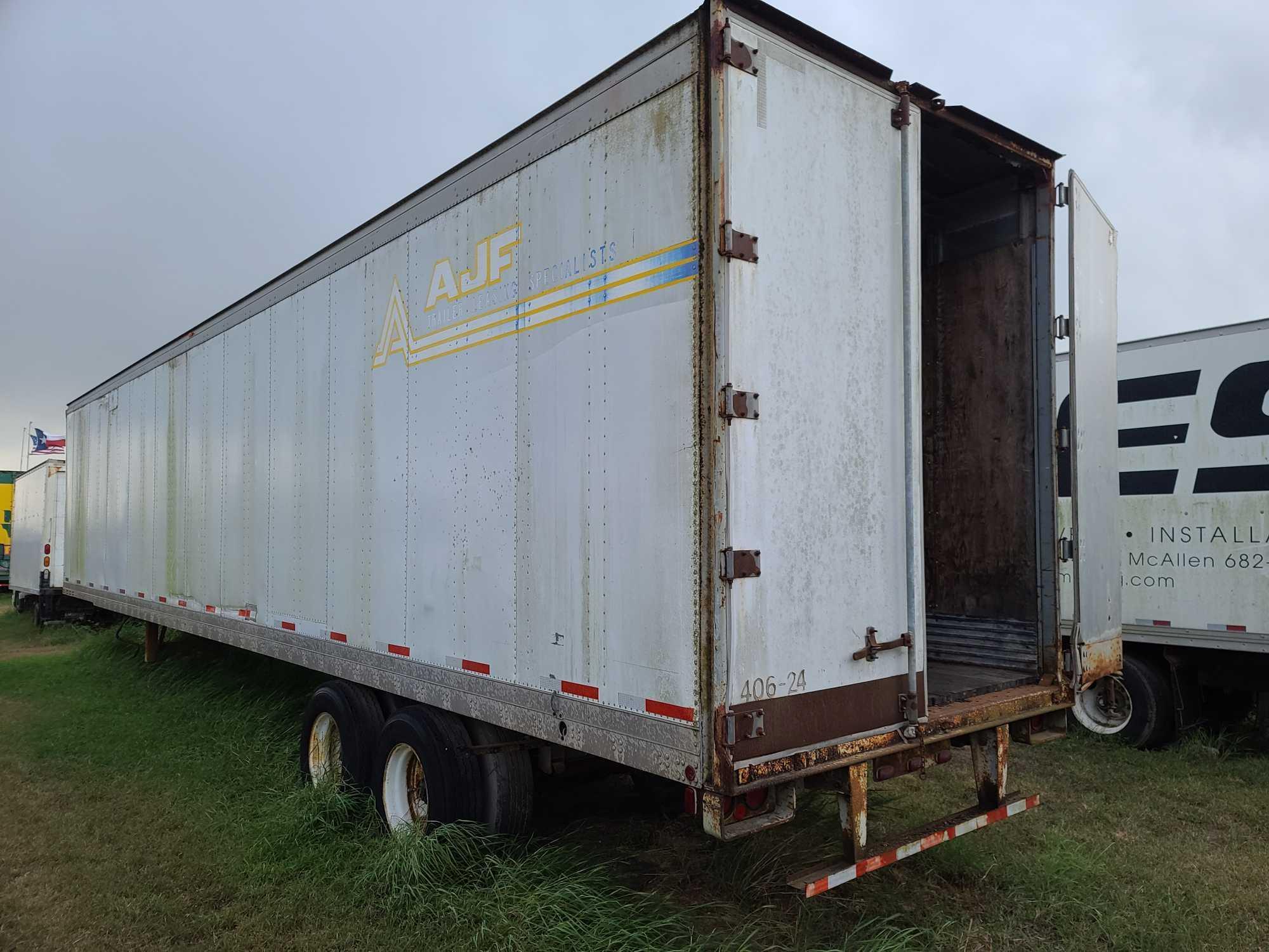 1985 Fruehauf Storage Trailer, VIN # 1H2V04821FA010579