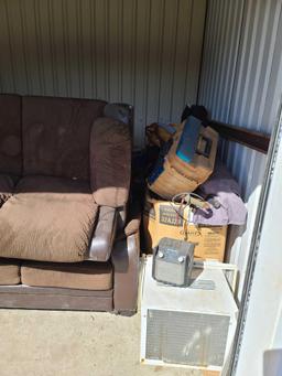 (UNIT # 52) 10x20 Couches, coolers, suitcase, air conditioner, child's car seat, grill