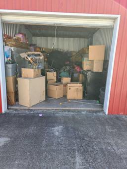 (UNIT # 78) 10x15 mattress, stove, toys, trampoline, adult diapers, car seat, Christmas tree