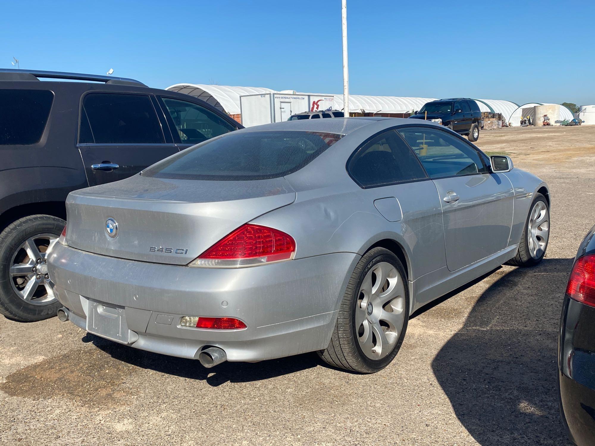 2005 BMW 6 series Passenger Car, VIN # WBAEH73425B193489