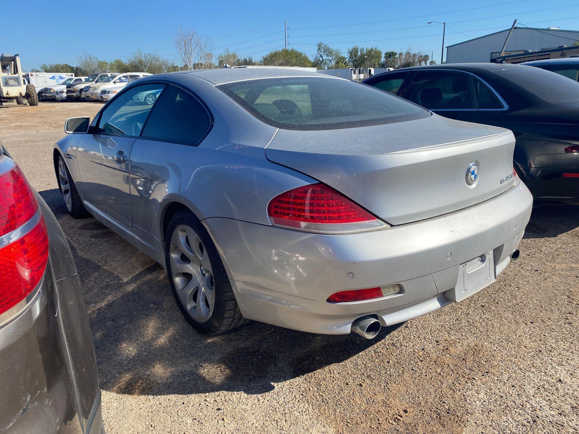 2005 BMW 6 series Passenger Car, VIN # WBAEH73425B193489