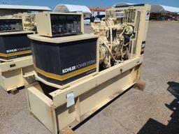 20kw Kohler 120/240 Single Phase Power System Generator, Model# 20R0ZJ71 w/John Deere Diesel Engine