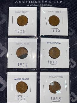 (8) Wheat Pennies