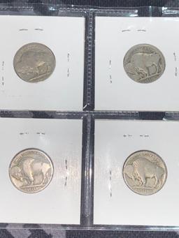 (8) Buffalo Nickels