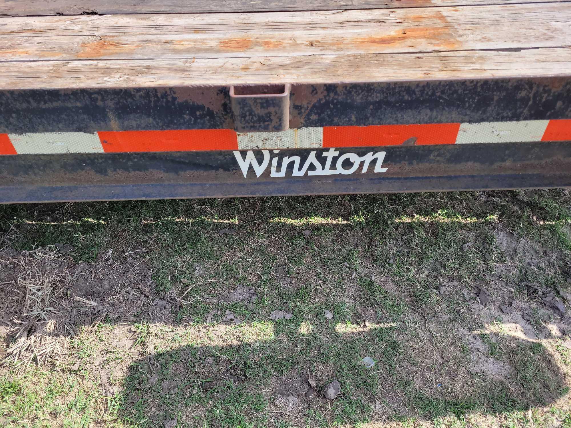 2011 Winston Trailers Trailer, VIN # 1W9BT2023BH160166