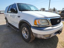 2001 Ford Expedition Multipurpose Vehicle (MPV), VIN # 1FMRU15WX1LB18650