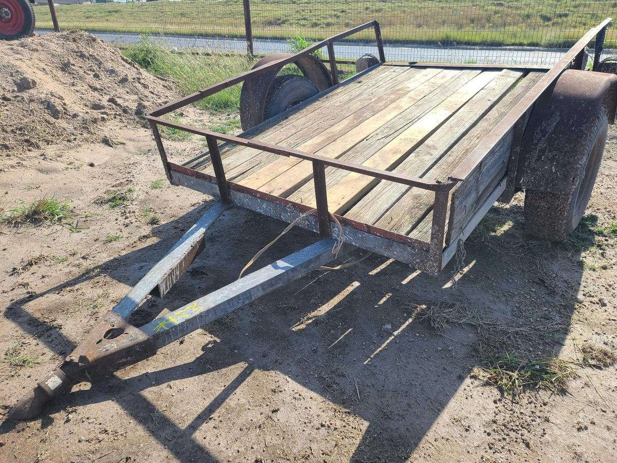 Homemade Utility Single Axle Trailer