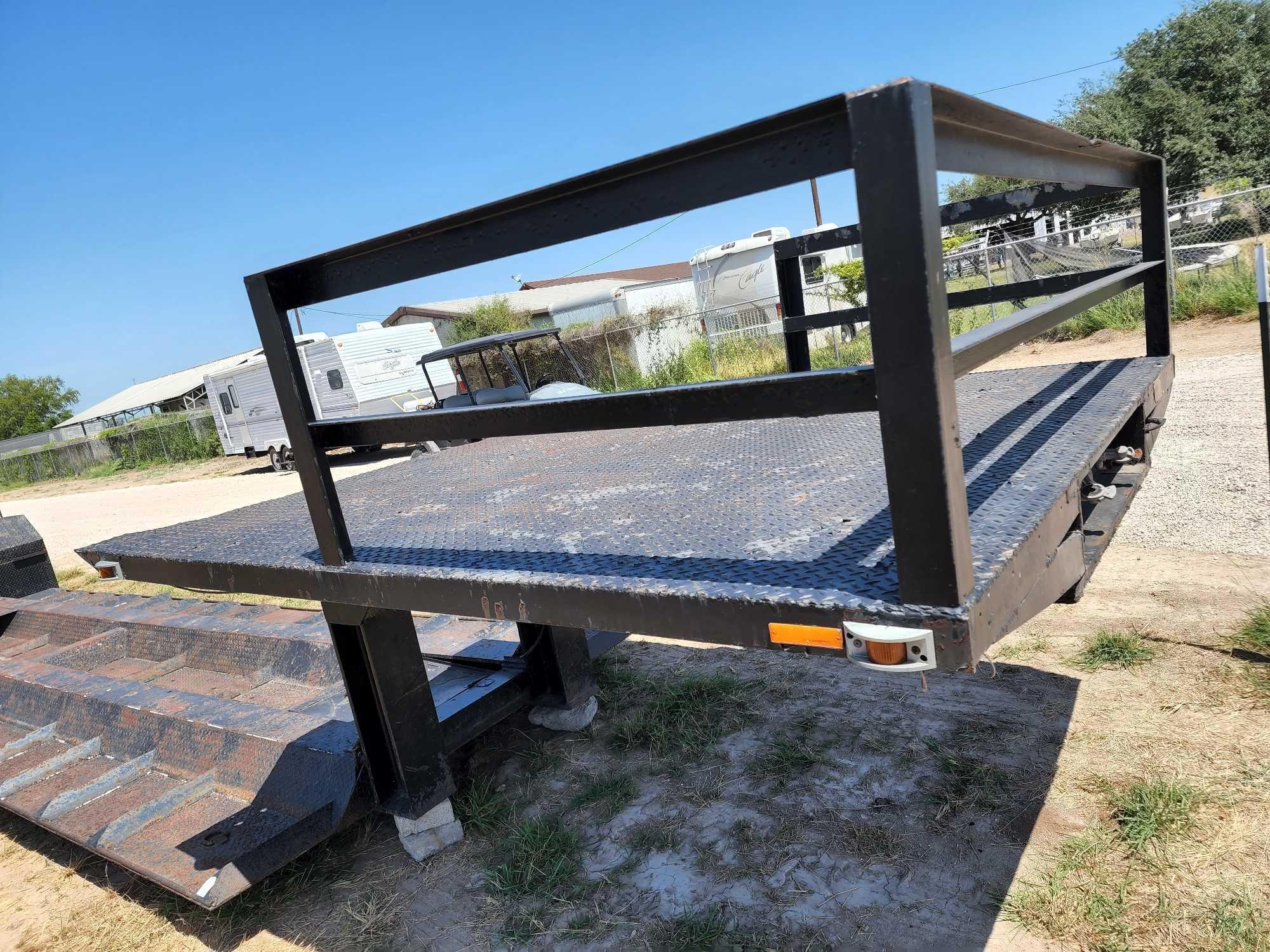 Custom Round Bale Cotton Trailer 8x53