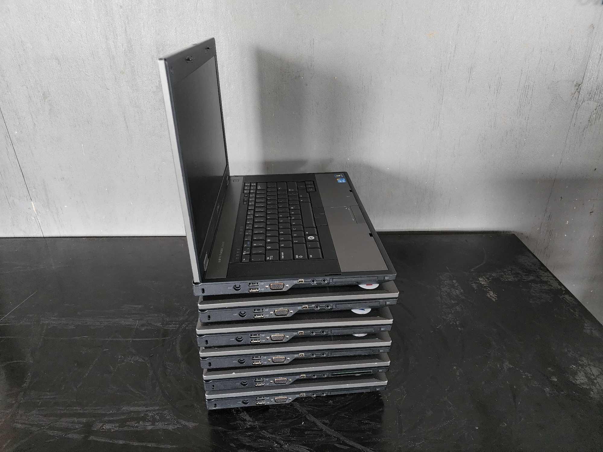 (6) Dell Latitude E5510 Laptops