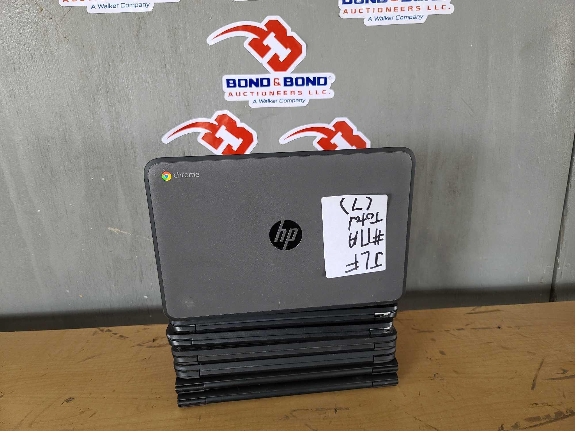 (7) HP Chromebooks