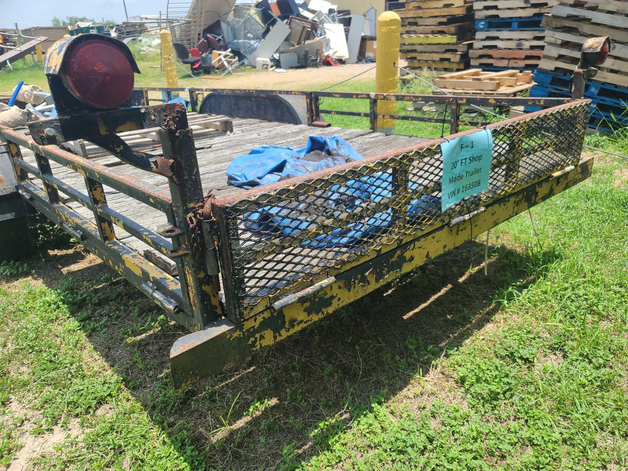 20' FT Shop Made Trailer