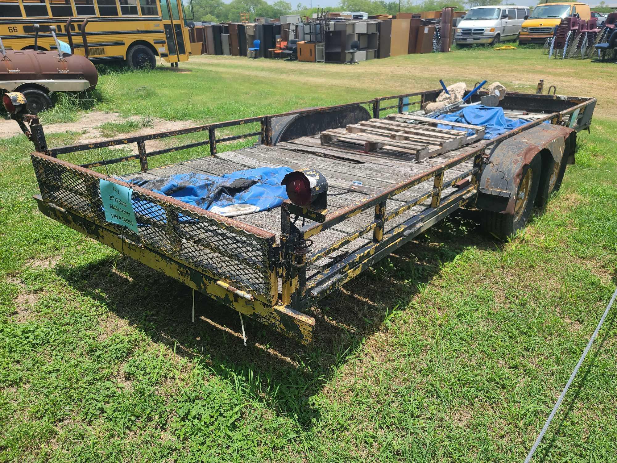 20' FT Shop Made Trailer