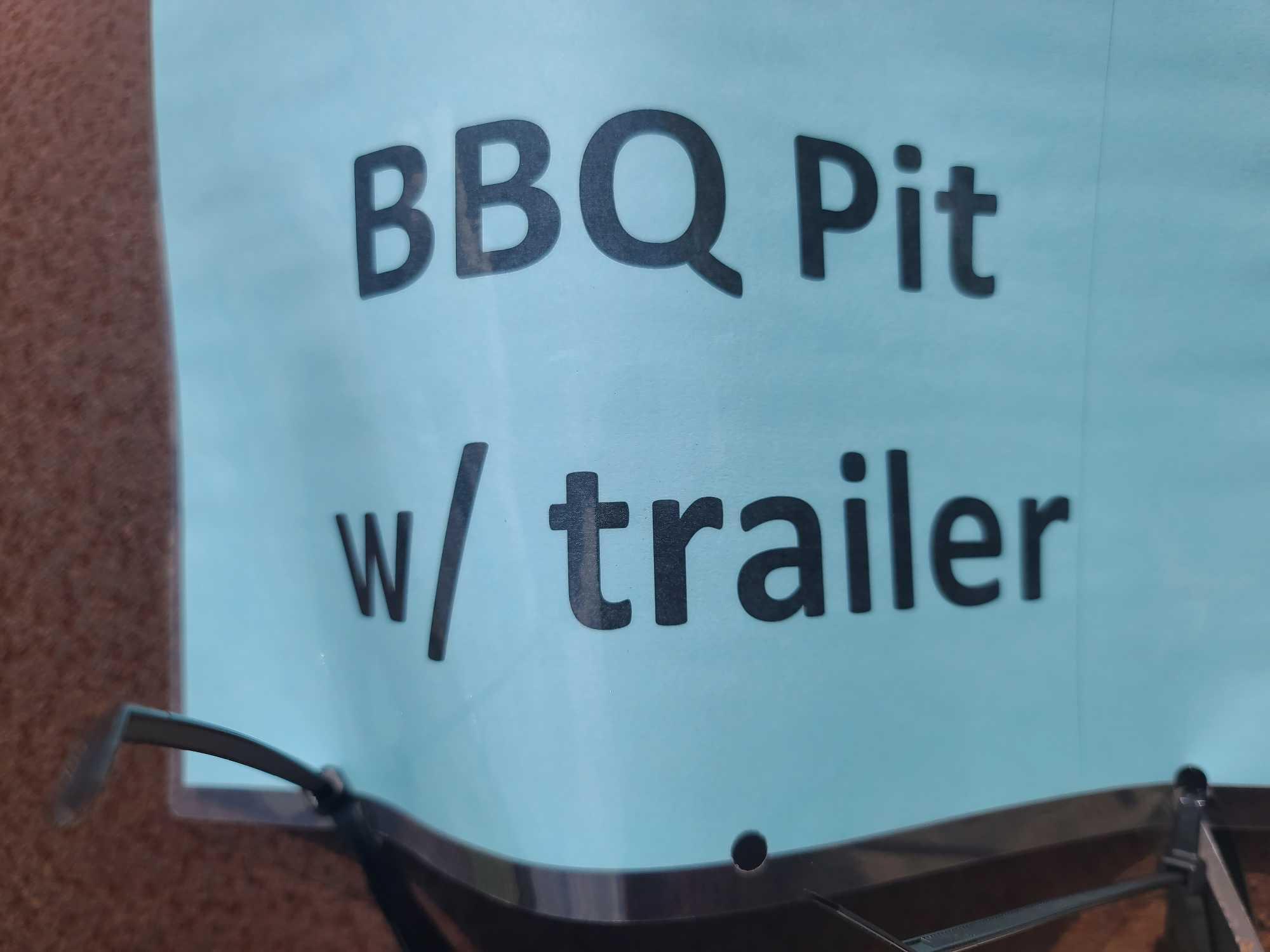 BBQ Pit w/ Trailer