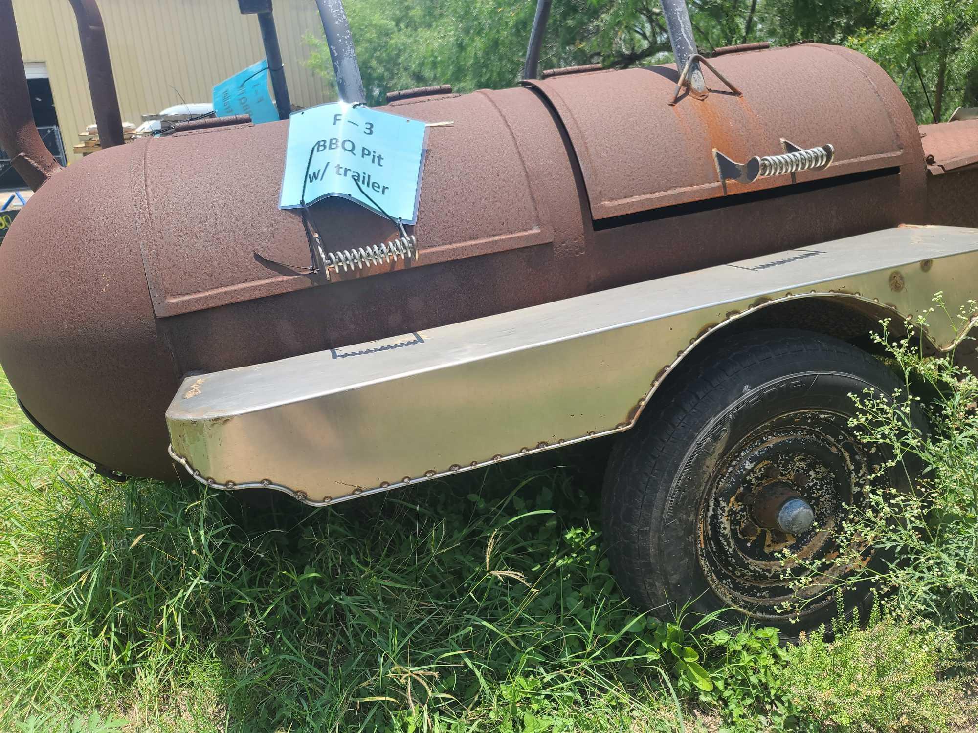 BBQ Pit w/ Trailer