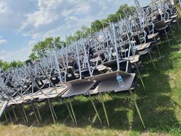 (260) Student Desks with Chairs and Book Baskets