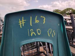 (120) Student Desks with Chairs and Book Baskets