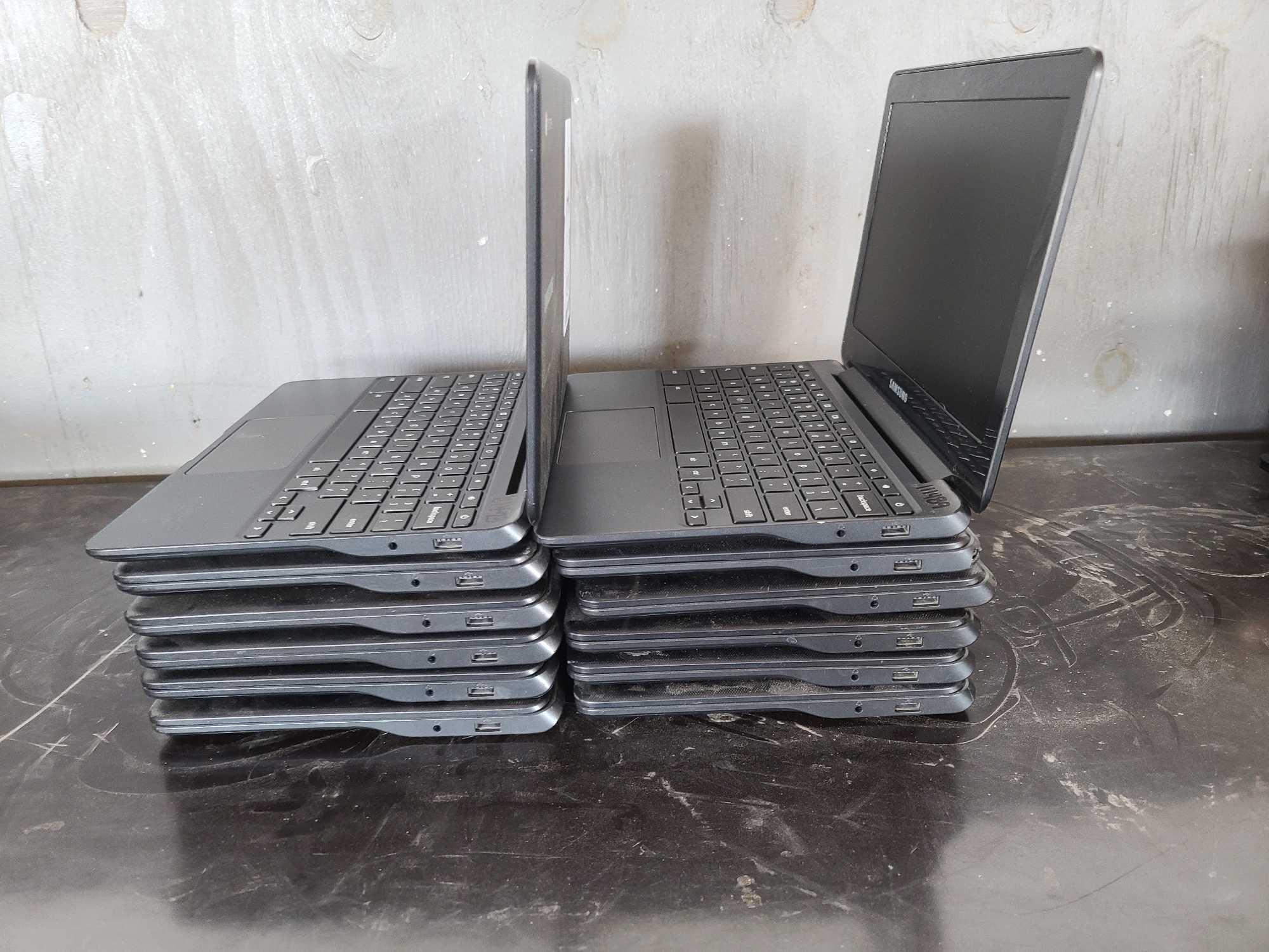 (12) Samsung Chromebooks