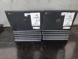 (14) HP Chromebooks