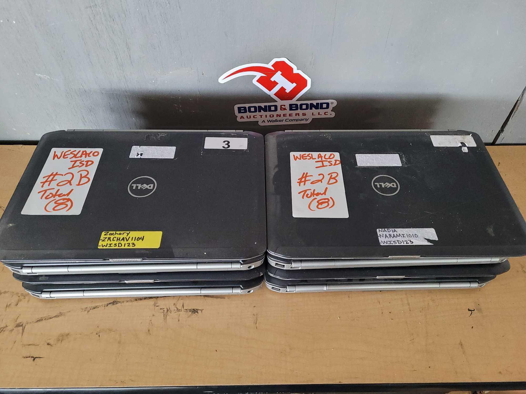 (8) Dell Latitude Laptops