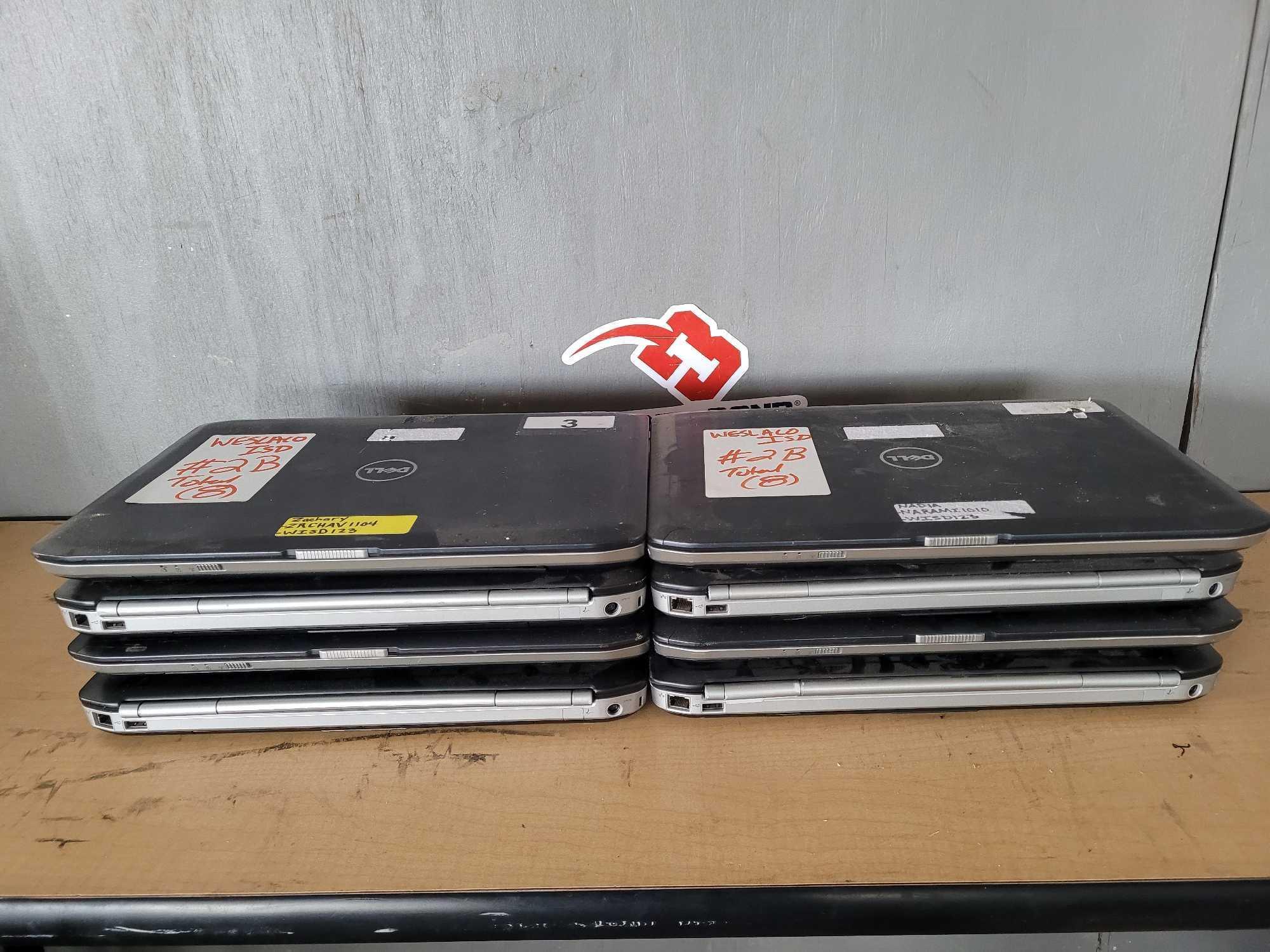 (8) Dell Latitude Laptops