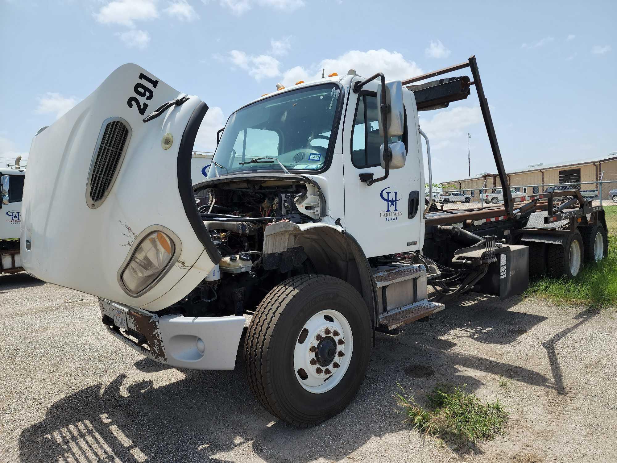 2011 Freightliner M2 106 Medium Duty Roll Off Truck, VIN # 1FVHCYBSXBDAU9605