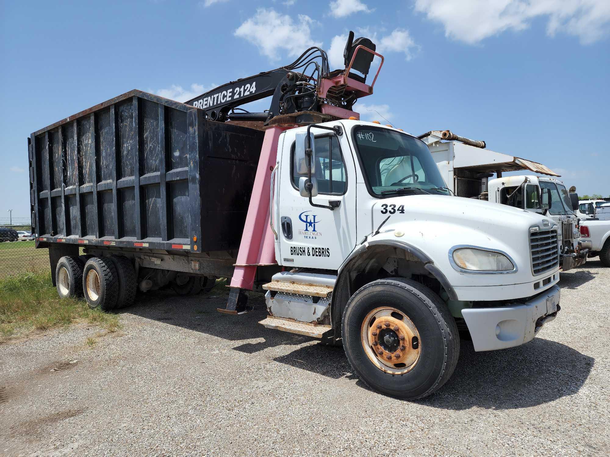 2011 Freightliner M2 106 Medium Duty Grapple Truck, VIN # 1FVHCYBSXBDBA7837