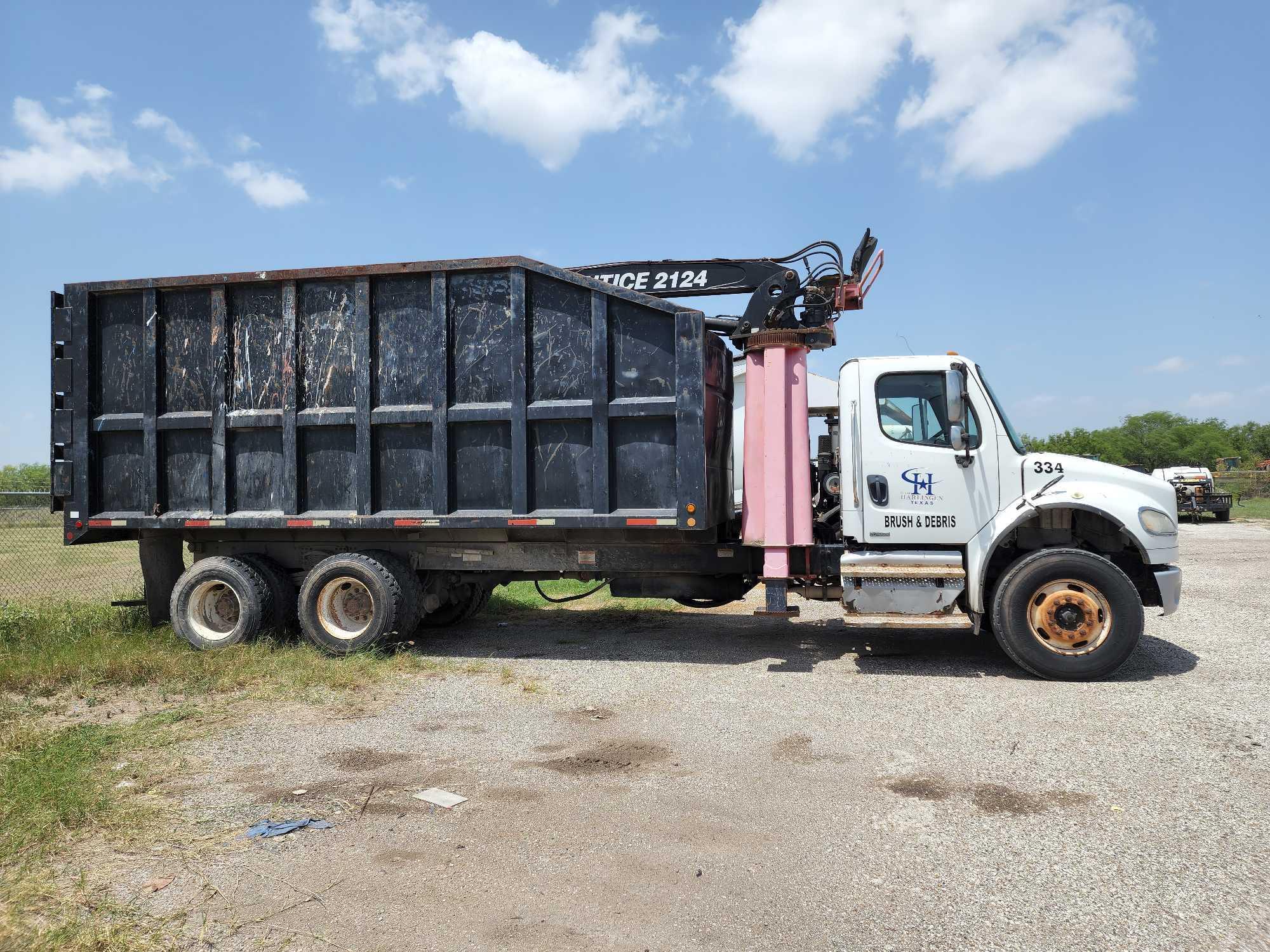 2011 Freightliner M2 106 Medium Duty Grapple Truck, VIN # 1FVHCYBSXBDBA7837