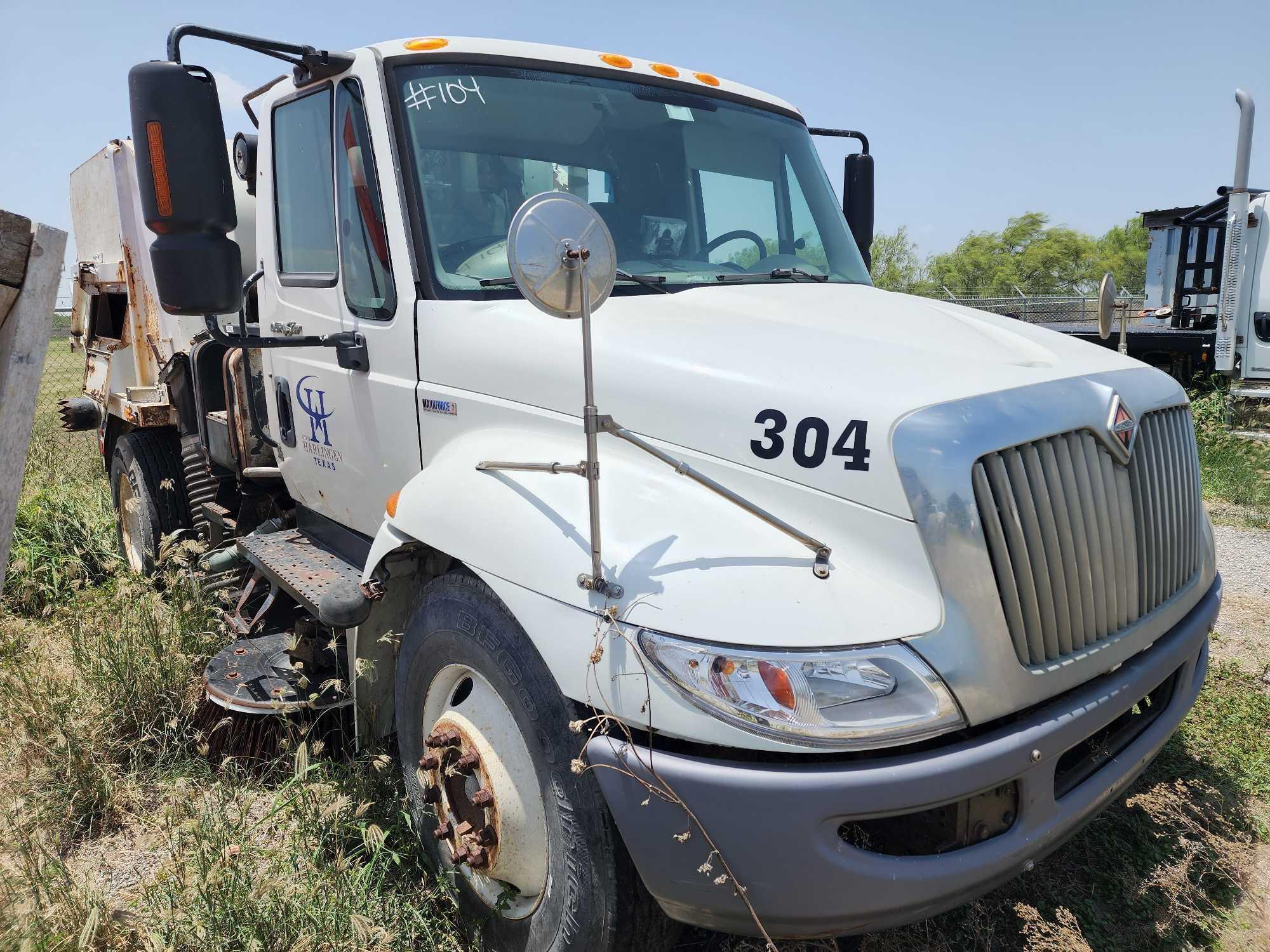 2010 International 4300V Street Sweeper Truck, VIN # 1HTJTSKN6AH271375