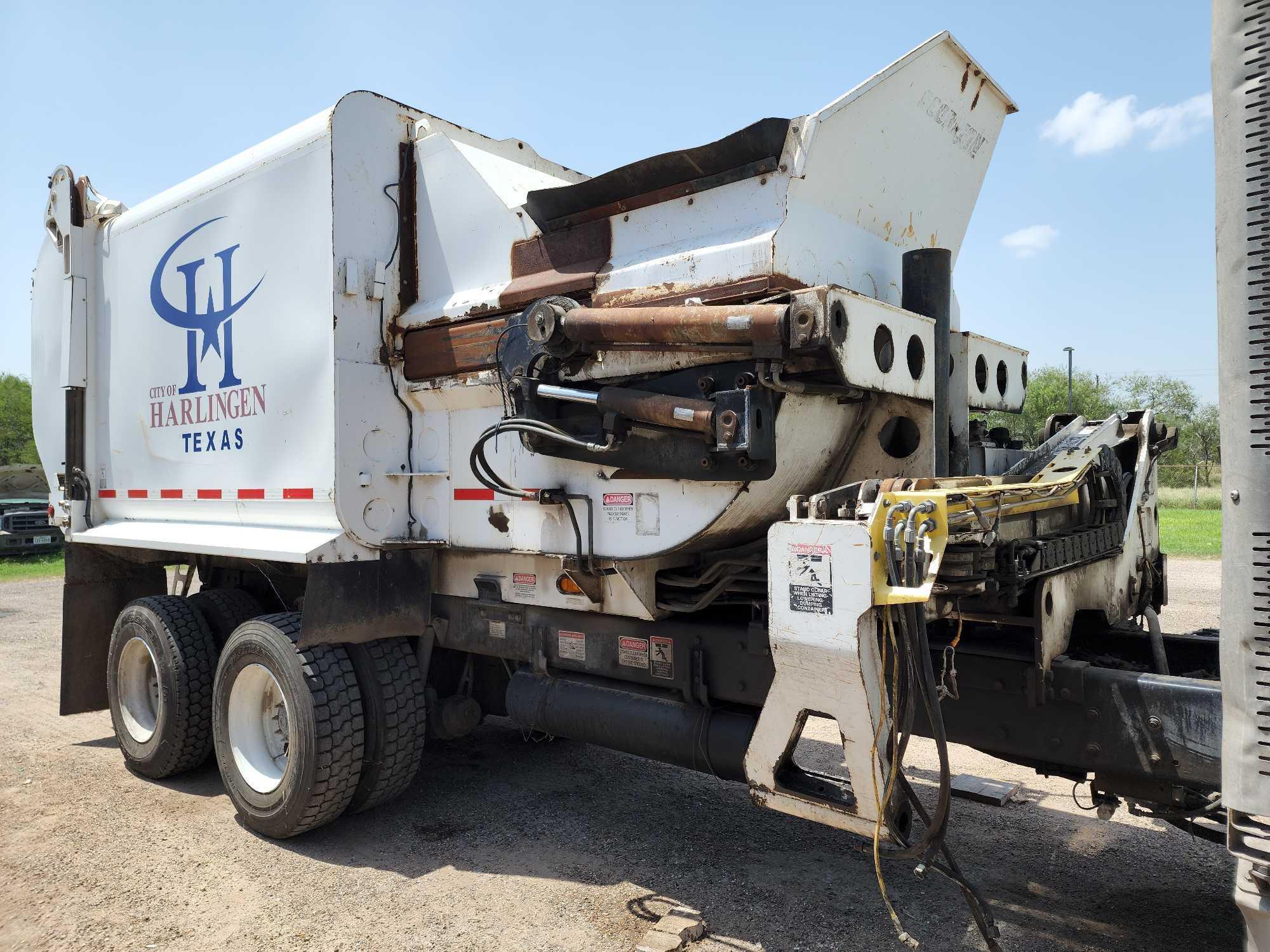 2013 Freightliner 108SD Side Loader/Garbage Truck, VIN # 1FVHG5BS8DHFH5399