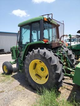 1995 JOHN DEERE 6300 TRACTOR W/RHINO SHREDDER