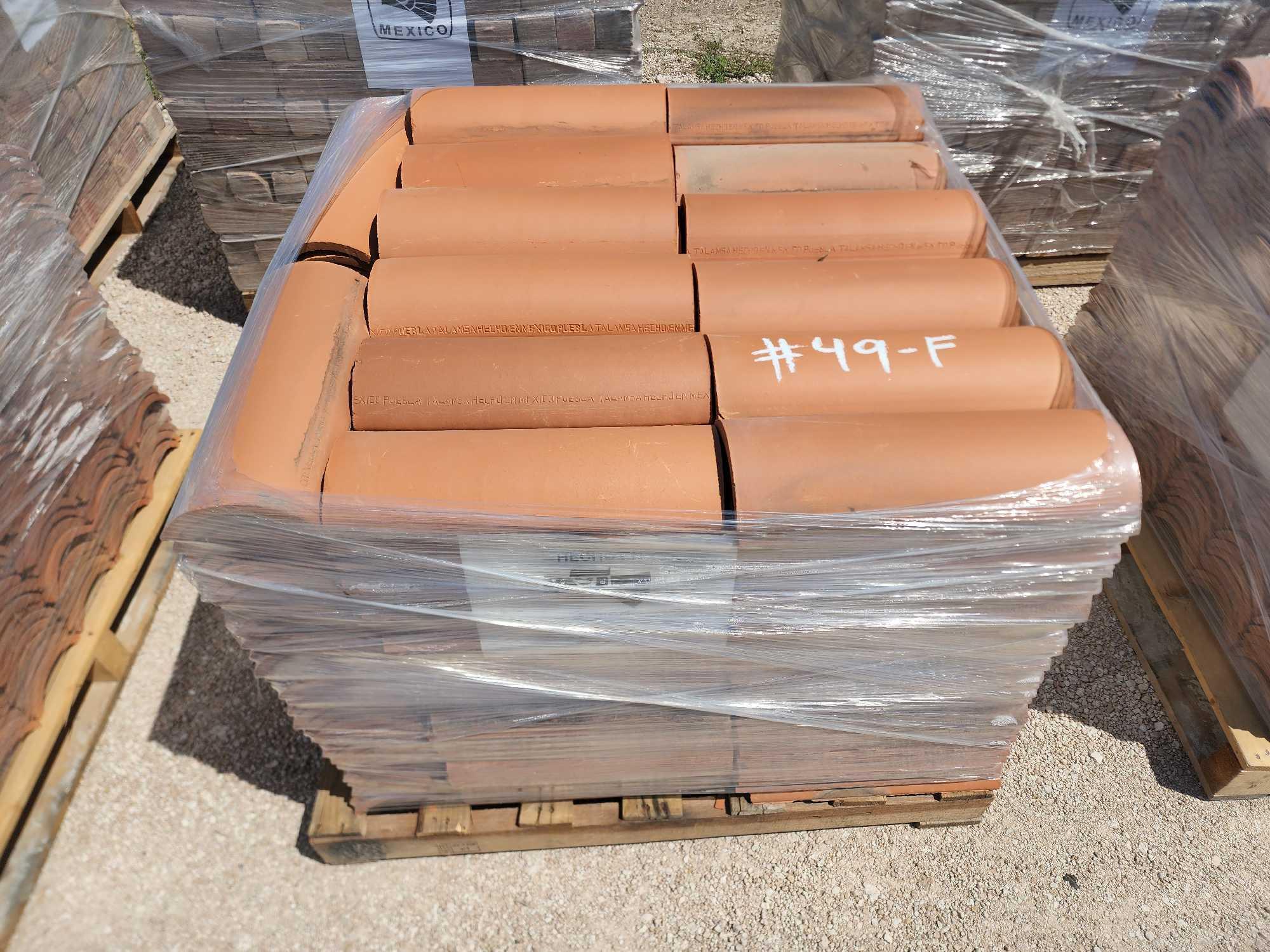 (5) Pallets of Clay Tile for Roofing