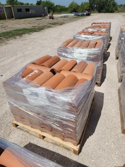 (5) Pallets of Clay Tile for Roofing