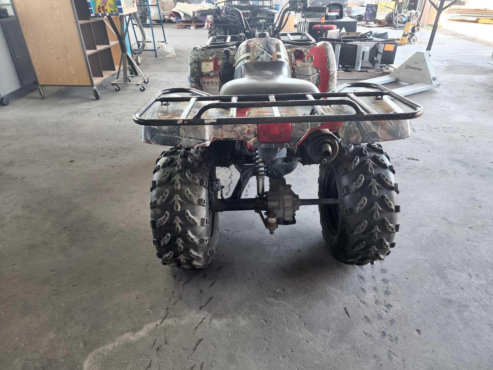 2000 Yamaha YFM400 ATV Quad, VIN # JY4AJ03W0YA013286